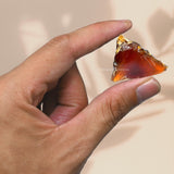 Amazing Gemstone ambre brut sachet velours — emballage élégant prêt à offrir