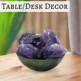 Améthyste brute Amazing Gemstone favorise méditation et concentration spirituelle.