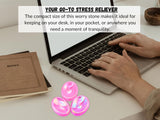 Amazing Gemstone Angel Aura Rose Quartz — accessoire de meditation qui inspire le calme