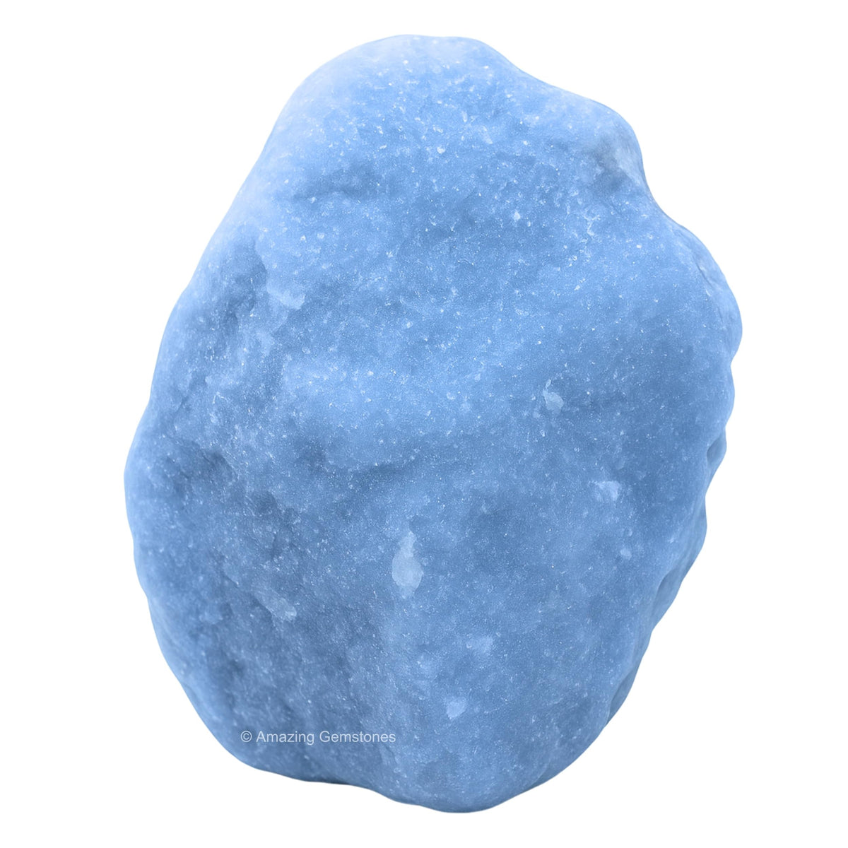 Angelite brut par Amazing Gemstone, pierre naturelle idéale pour méditation et énergie apaisante