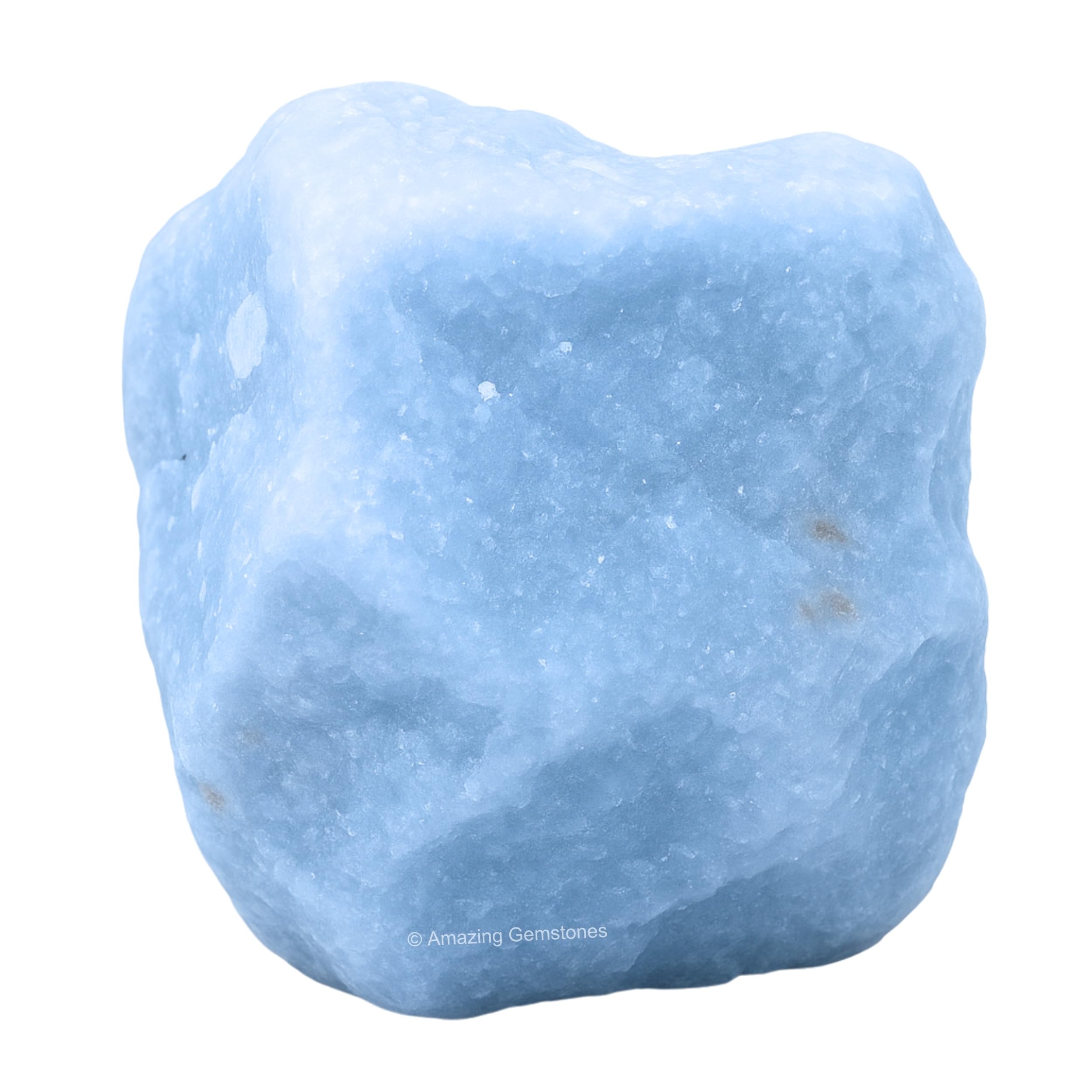 Angelite avec certificat d’authenticité, Amazing Gemstone assure traçabilité et valeur du cristal