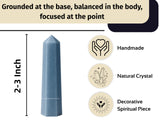 Amazing Gemstone Angelite énergie-purification, protection et focus de l'espace.