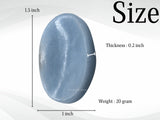 Amazing Gemstone Angelite pierre-relaxation-palme accompagne les moments de relaxation et de pleine conscience.