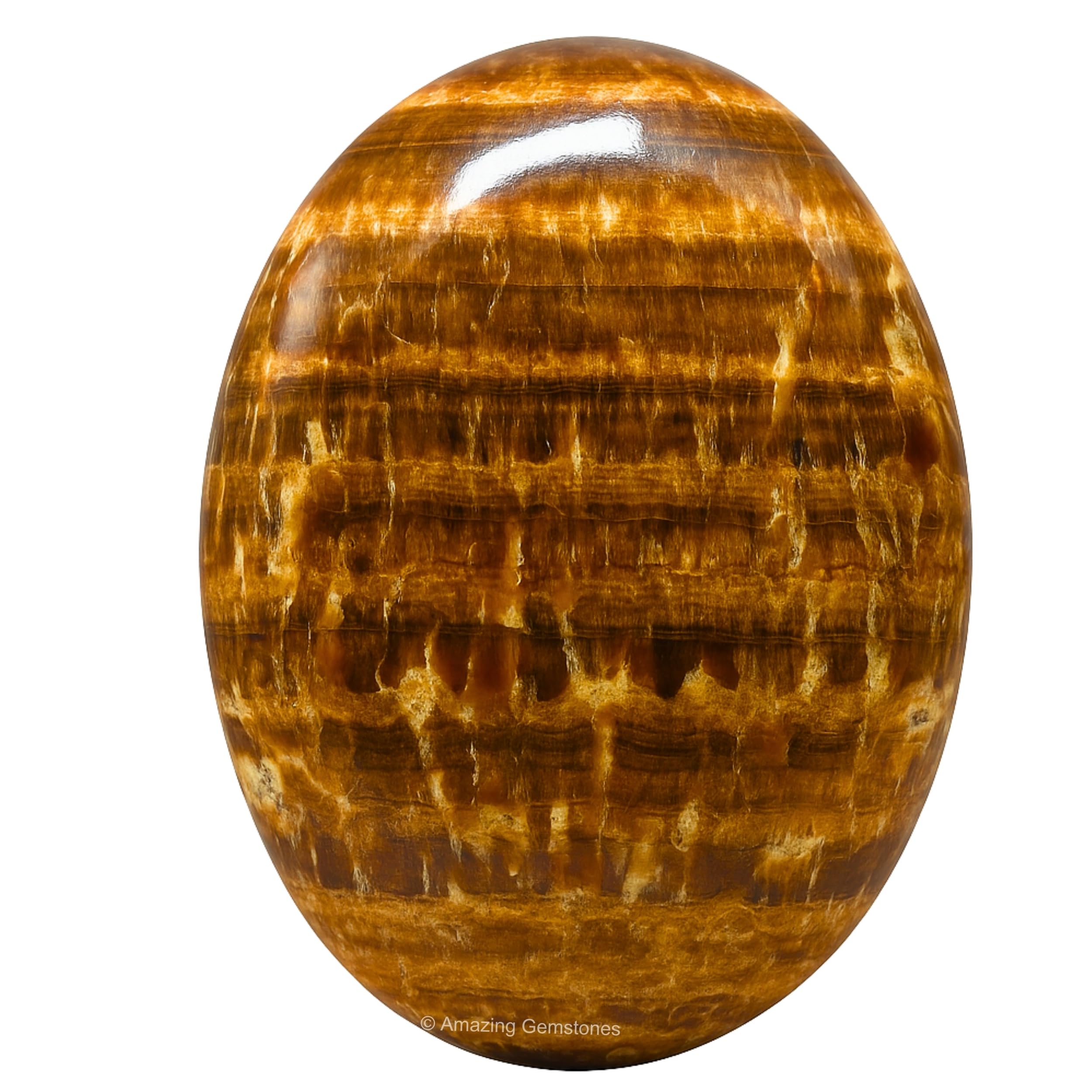 Amazing Gemstone Aragonite – pierre de paume grosse pour méditation et équilibre.