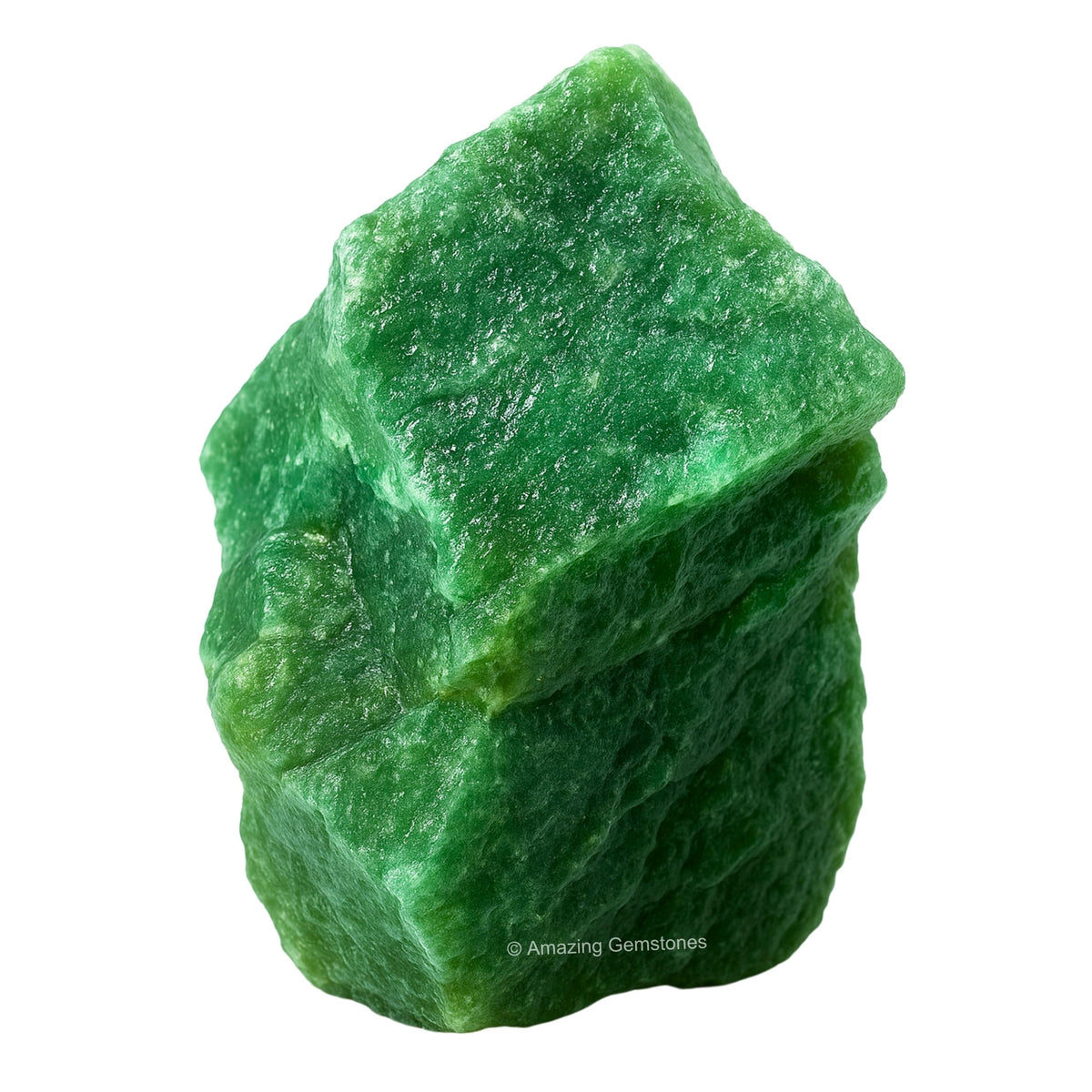 Amazing Gemstone Aventurine Verte brute, pierre naturelle pour projets de bricolage.