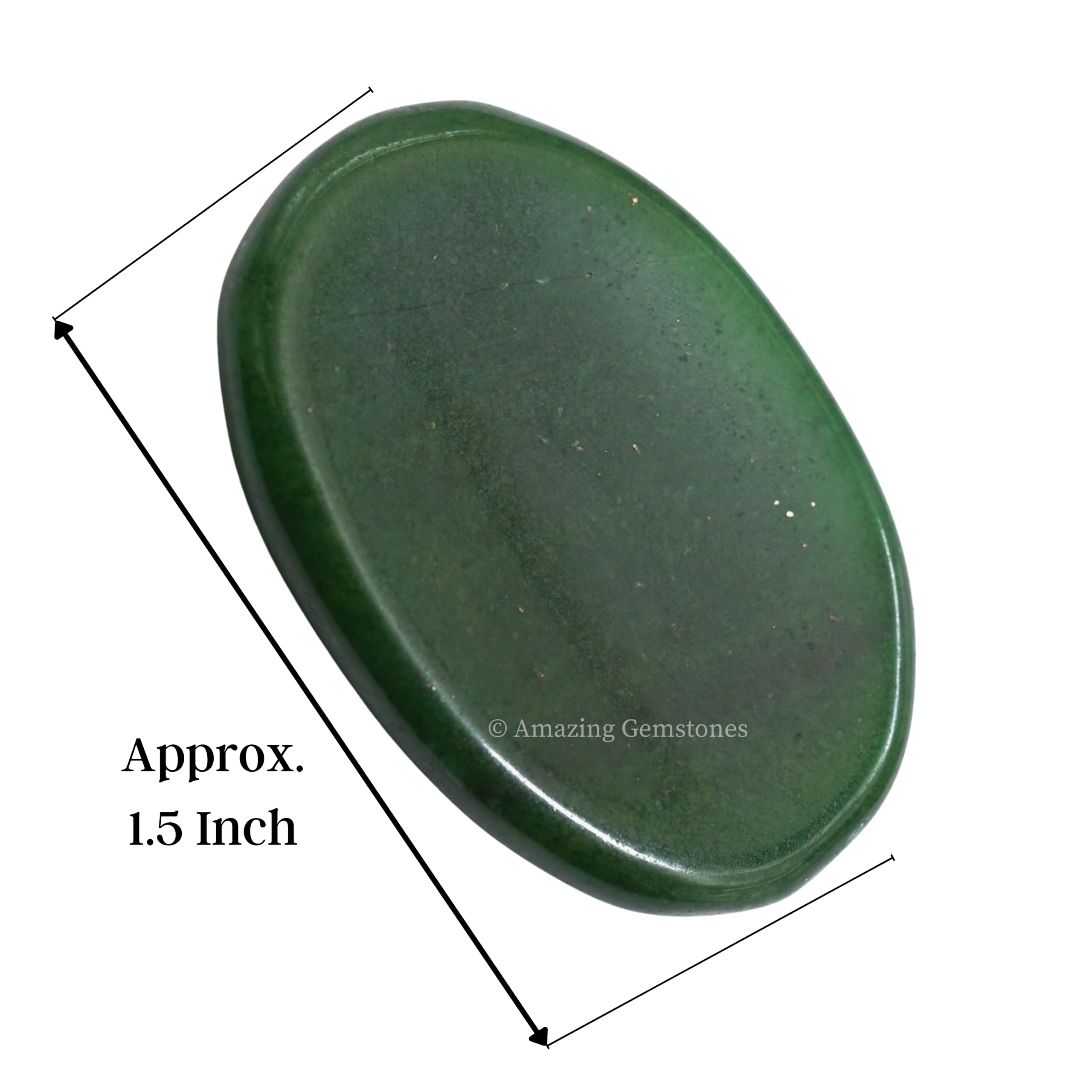 Amazing Gemstone aventurine verte – petite pierre de méditation favorisant l'équilibre émotionnel