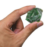 Amazing Gemstone Aventurine Verte dans sachet velours pour cadeau.