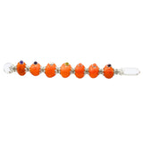 Amazing Gemstone bâton-carnelian-polie, outil pratique pour la méditation et l'intention.