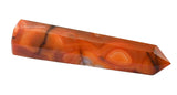 Amazing Gemstone Bâton Cristal Carnelian, aide à la méditation et à la concentration.