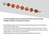 Amazing Gemstone baton cristal detail rouge facette contemplation zen