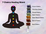 Amazing Gemstone bâton cristal magie wicca pour rituels et quête personnelle