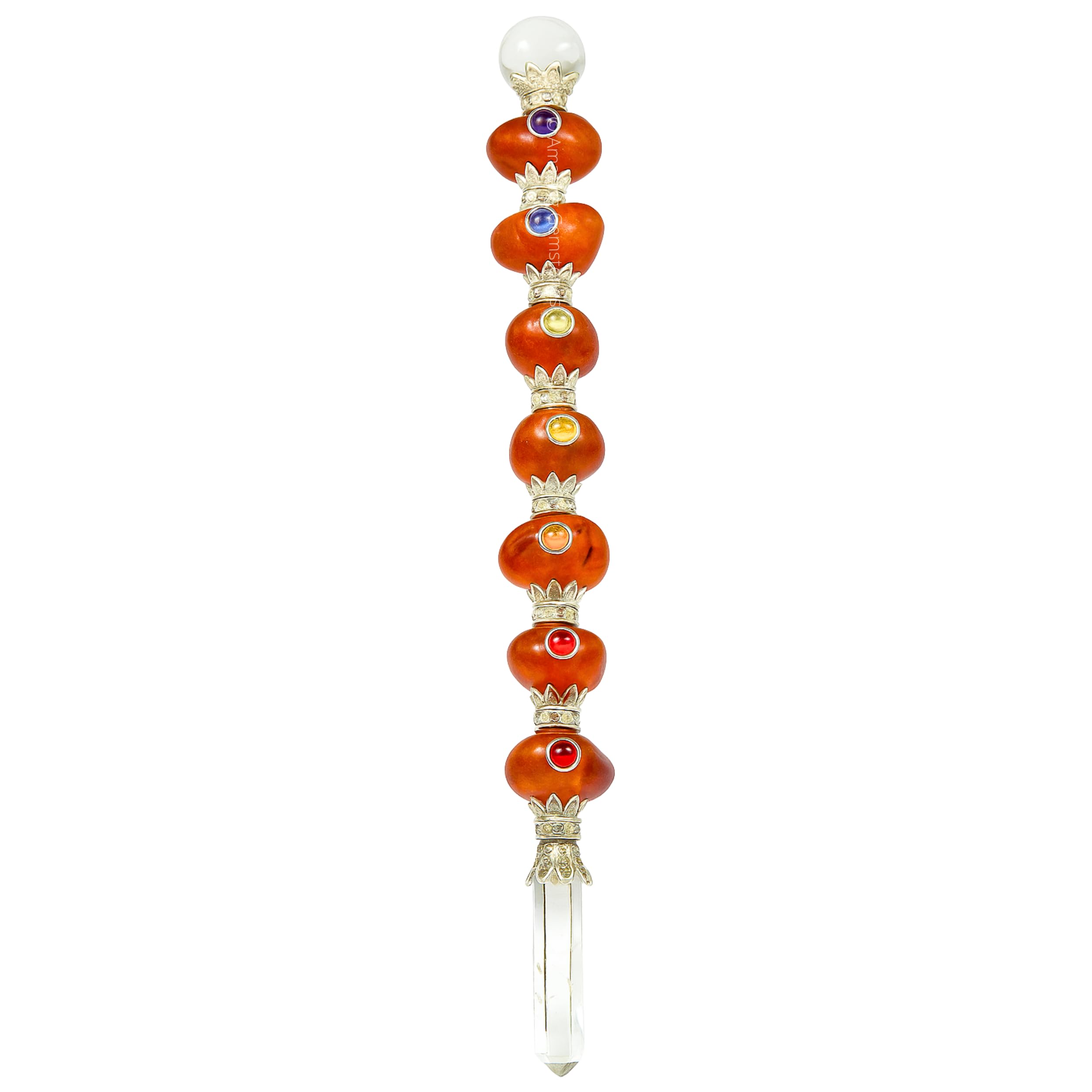 Amazing Gemstone baton cristal méditation aventurine rouge apaise l'esprit
