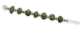 Marque Amazing Gemstone, bâton méditation aventurine vert, parfait pour tenir durant les exercices.