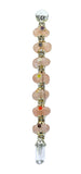 Bâton Amazing Gemstone en quartz rose pour soins énergétiques et pratiques spirituelles.