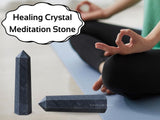 Amazing Gemstone purificateur d espace cristal aventurine bleue, idéal en bureau pour réduire tensions