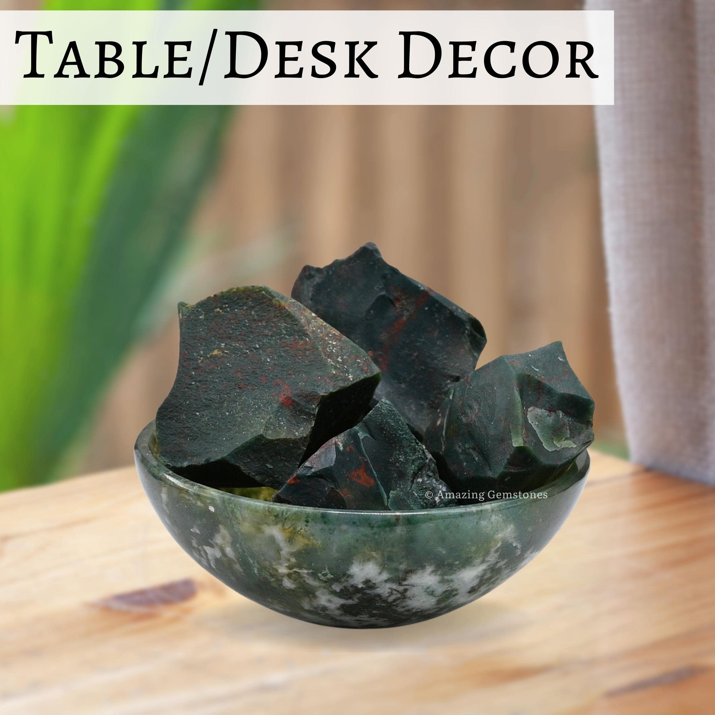 Amazing Gemstone Bloodstone : couleurs riches et veines naturelles pour projets de bricolage.