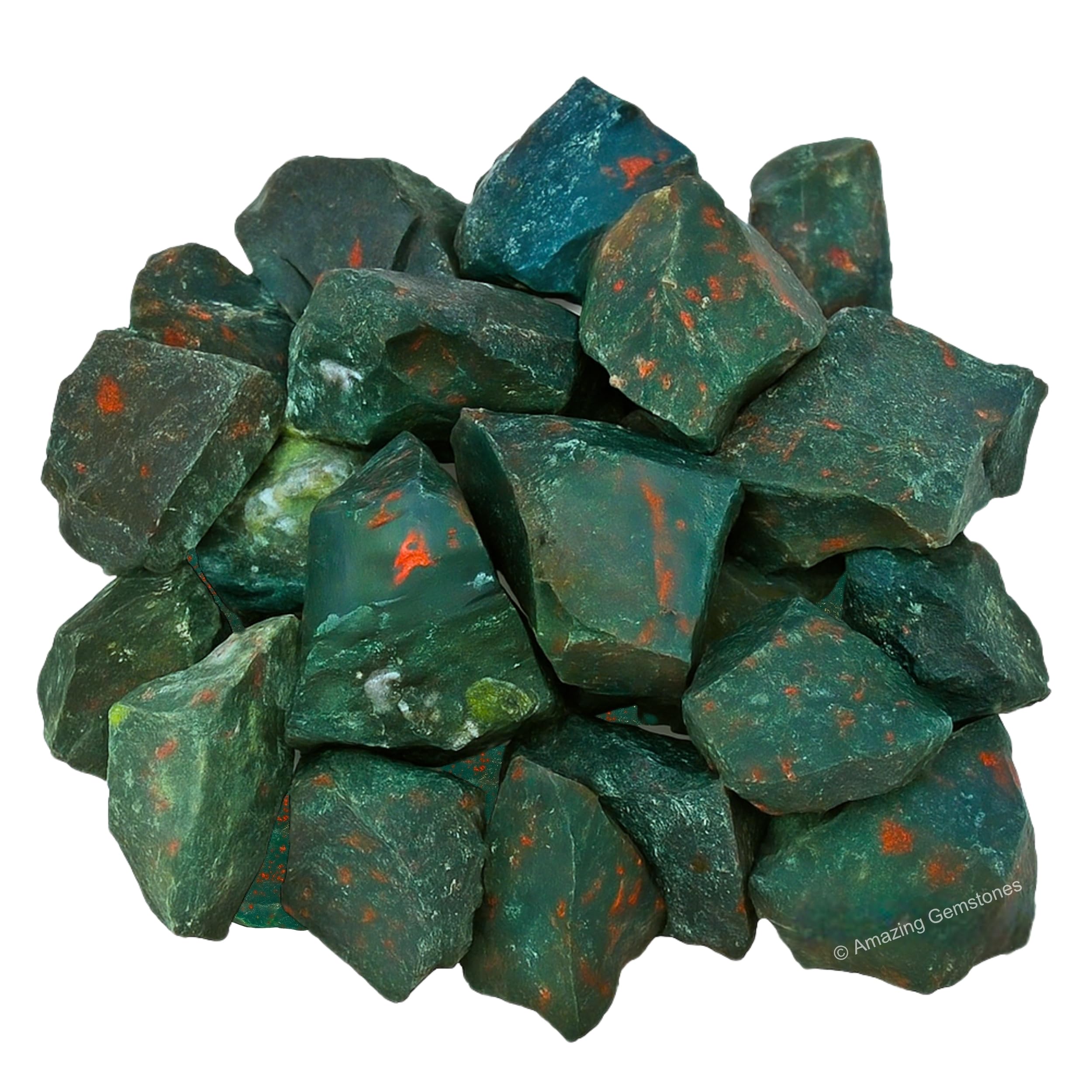 Amazing Gemstone Bloodstone : sachet en velours pour offrir vos pierres.