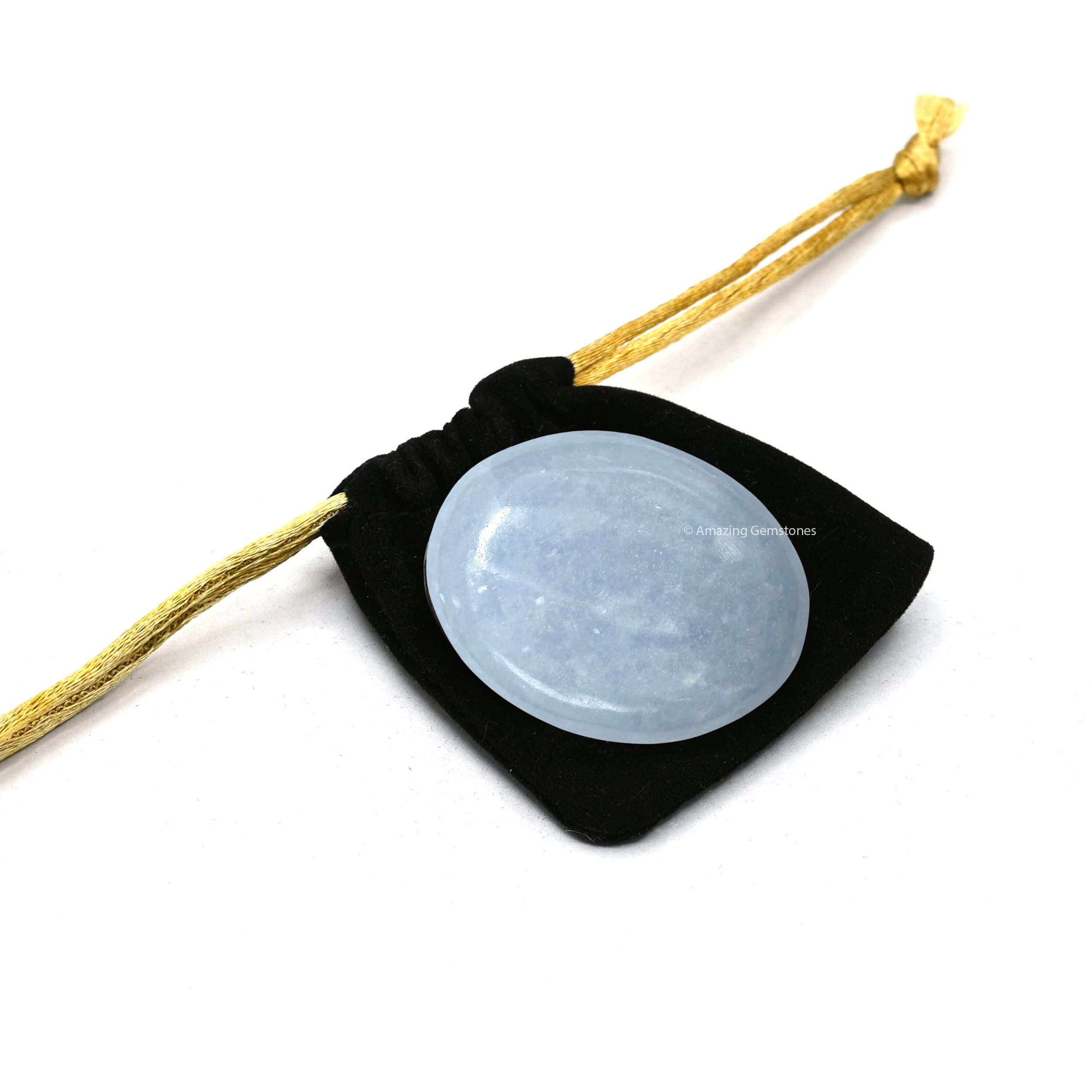 Amazing Gemstone boite cadeau cristal bleu, parfait pour offrir un moment de calme.
