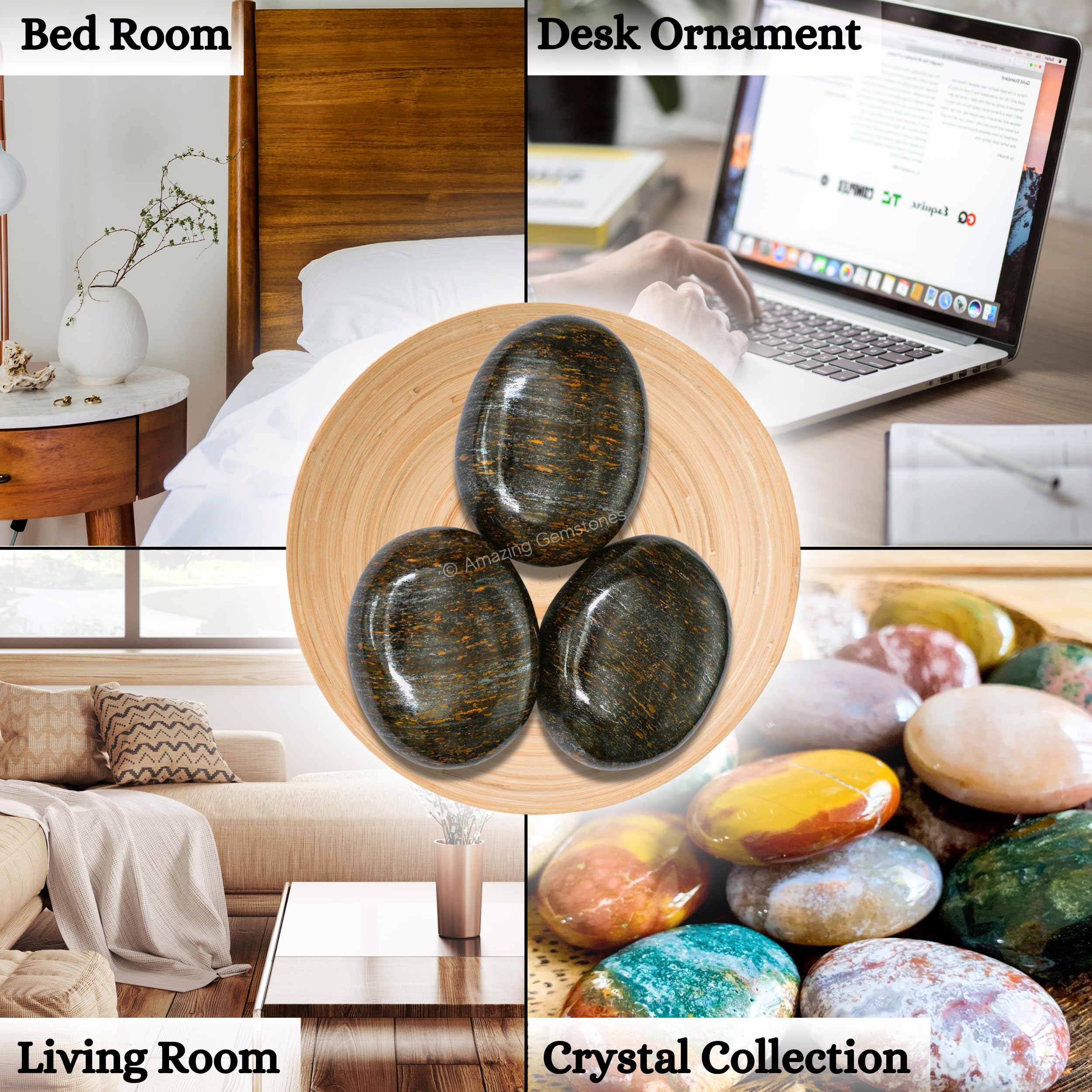 Amazing Gemstone bronzite, accessoire bien-être pour détente et focalisation.