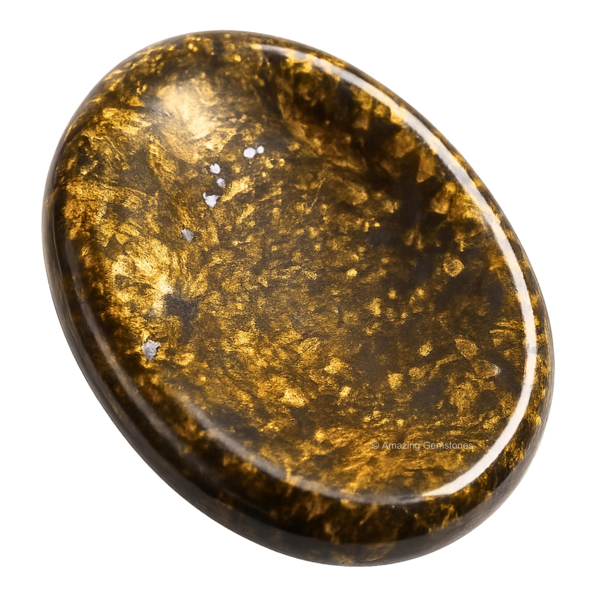 Amazing Gemstone Bronzite, pierre-inquietude, apaise l'anxiété et favorise le calme.