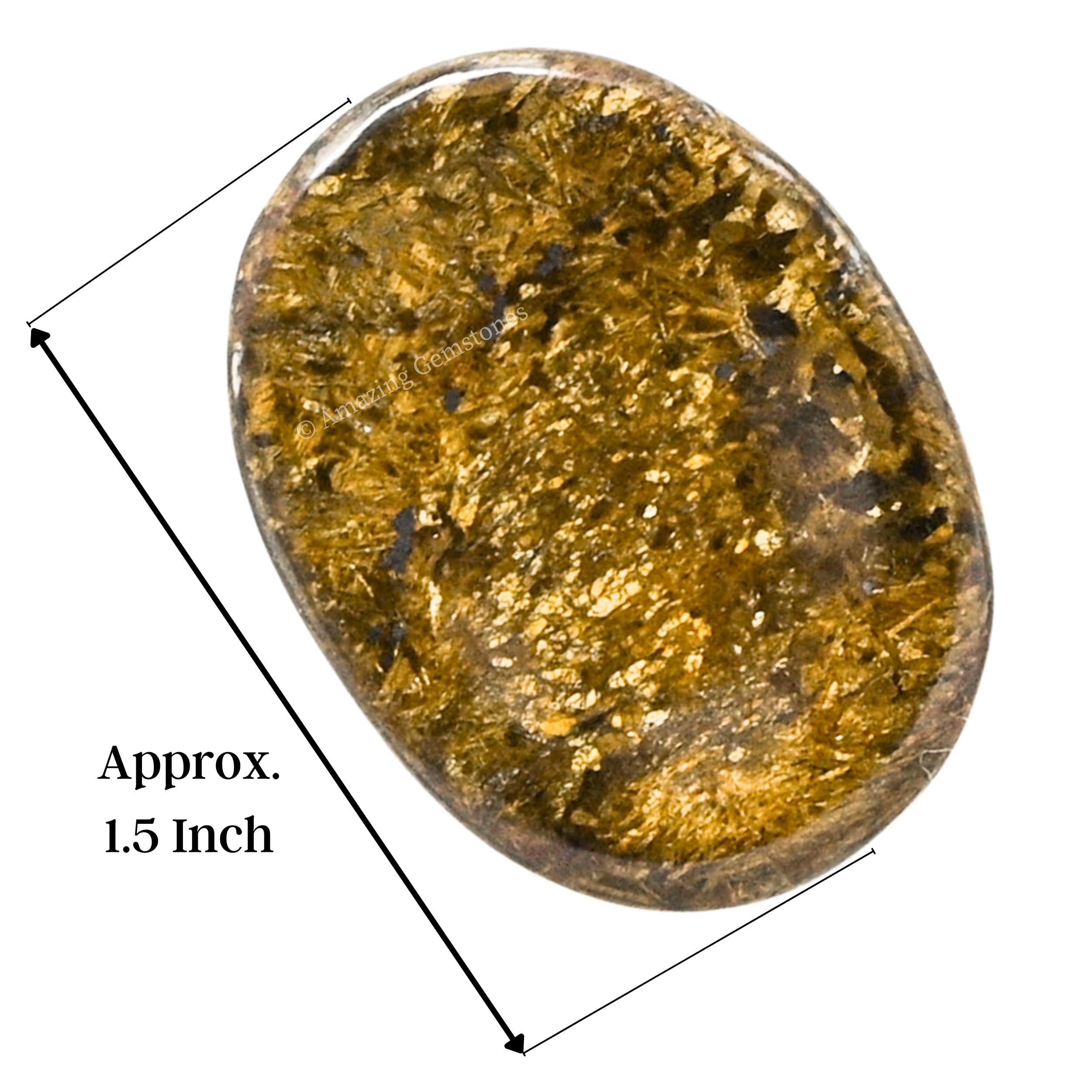 Amazing Gemstone Bronzite, pierre-relaxation, aide à la détente lors des pauses.