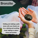 Amazing Gemstone bronzite, soutien potentiel pour pratiques reiki et spiritualité.