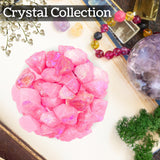 Amazing Gemstone ensemble quartz rose aura d’ange, potentiel de connexion spirituelle et méditation.
