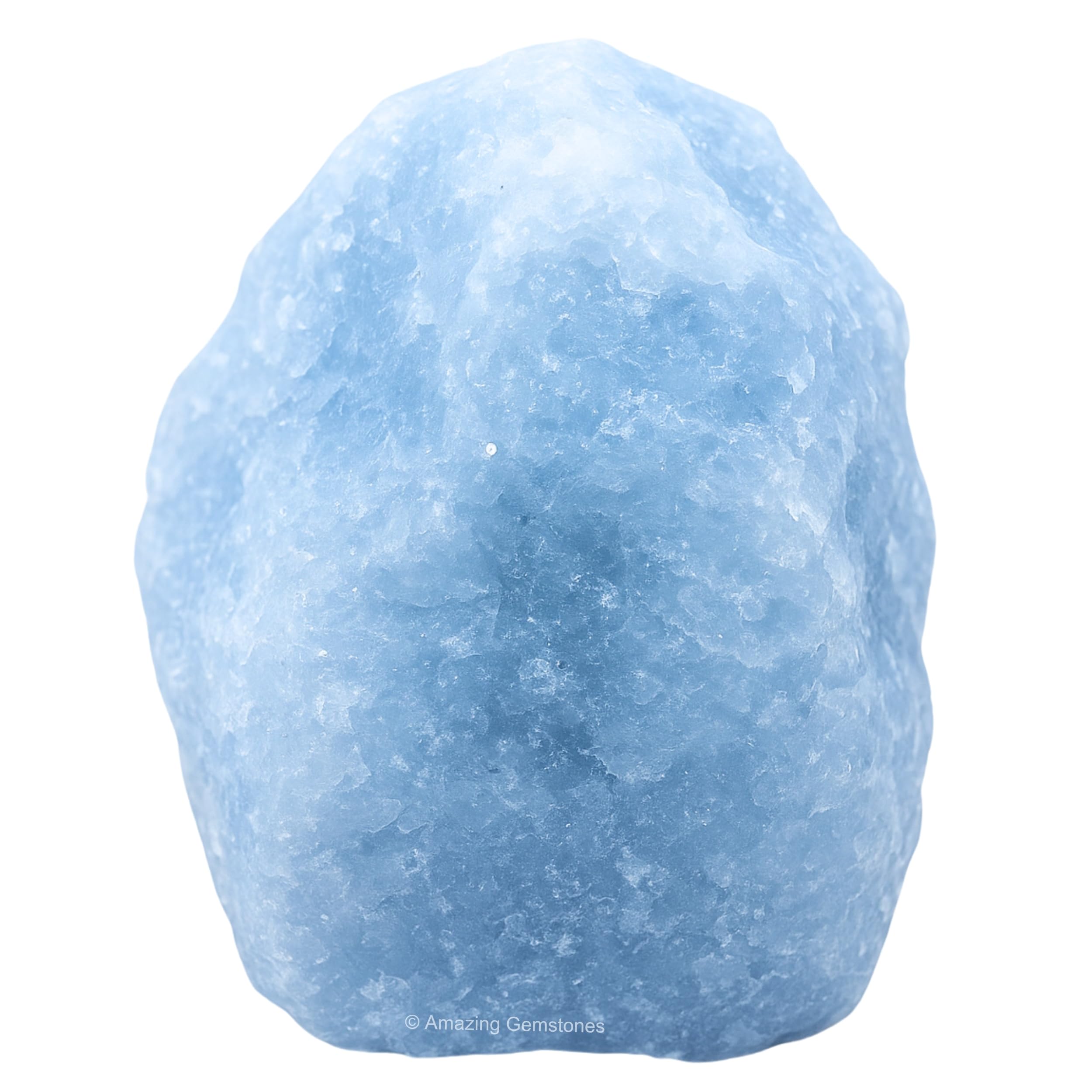 Amazing Gemstone calcite bleue brute, propice à la relaxation et à la clarté émotionnelle.