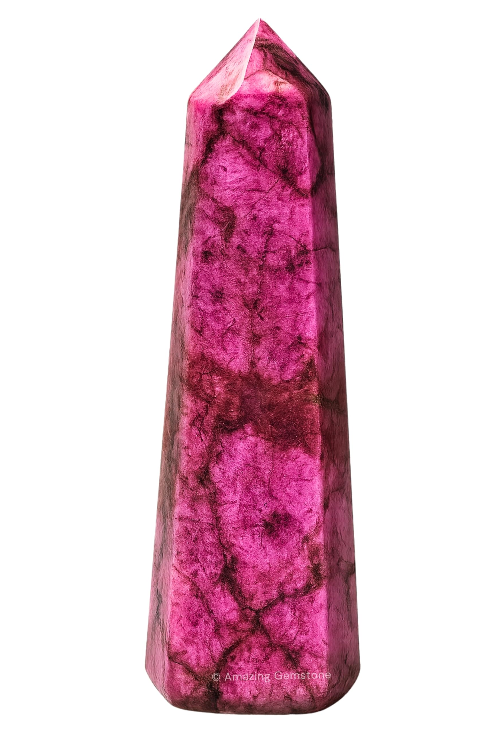 Amazing Gemstone Calcite Cobalt – pointe énergie purifiée pour ambiance revitalisée.