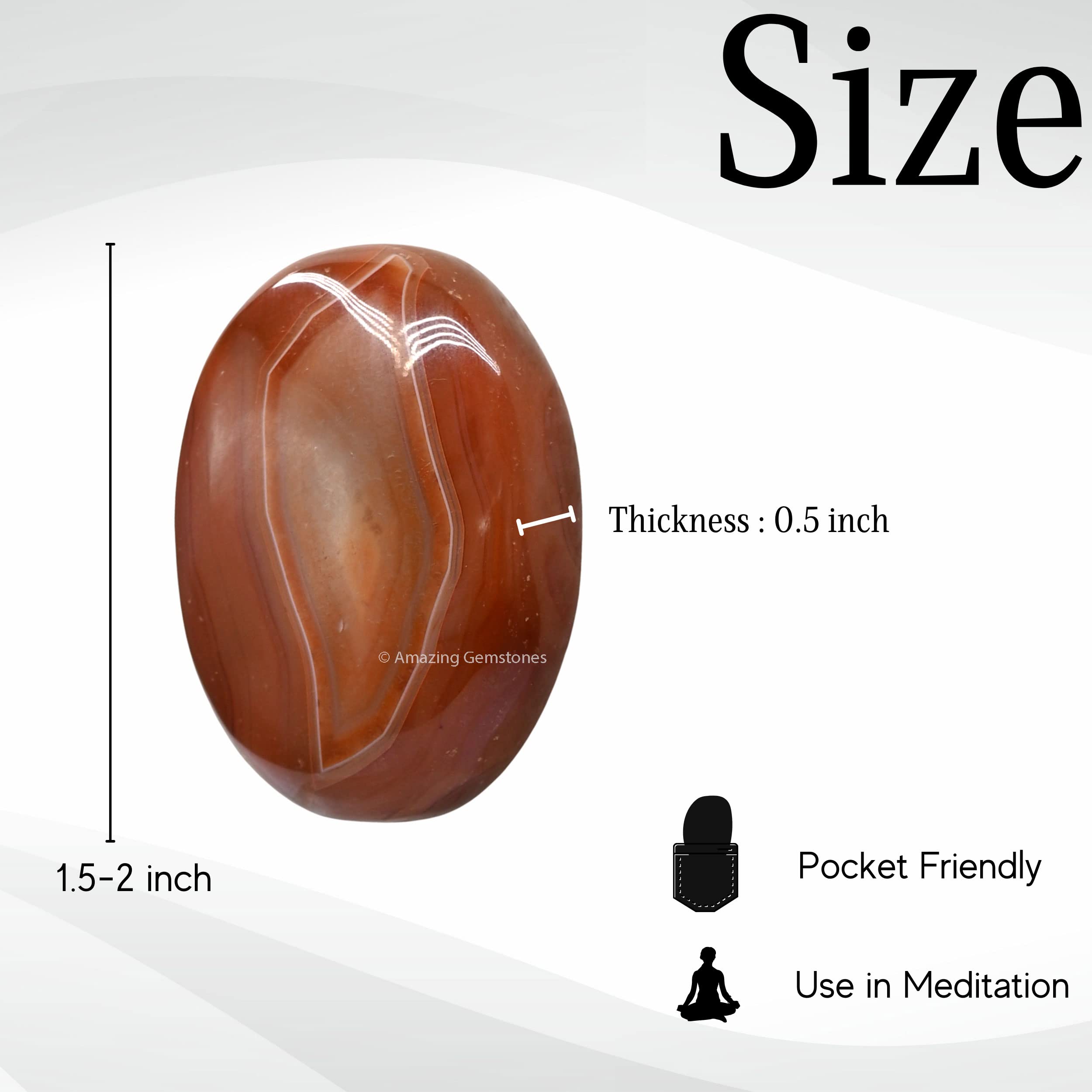 Amazing Gemstone carnelian, cadeau d’anniversaire idéal pour elle et lui.