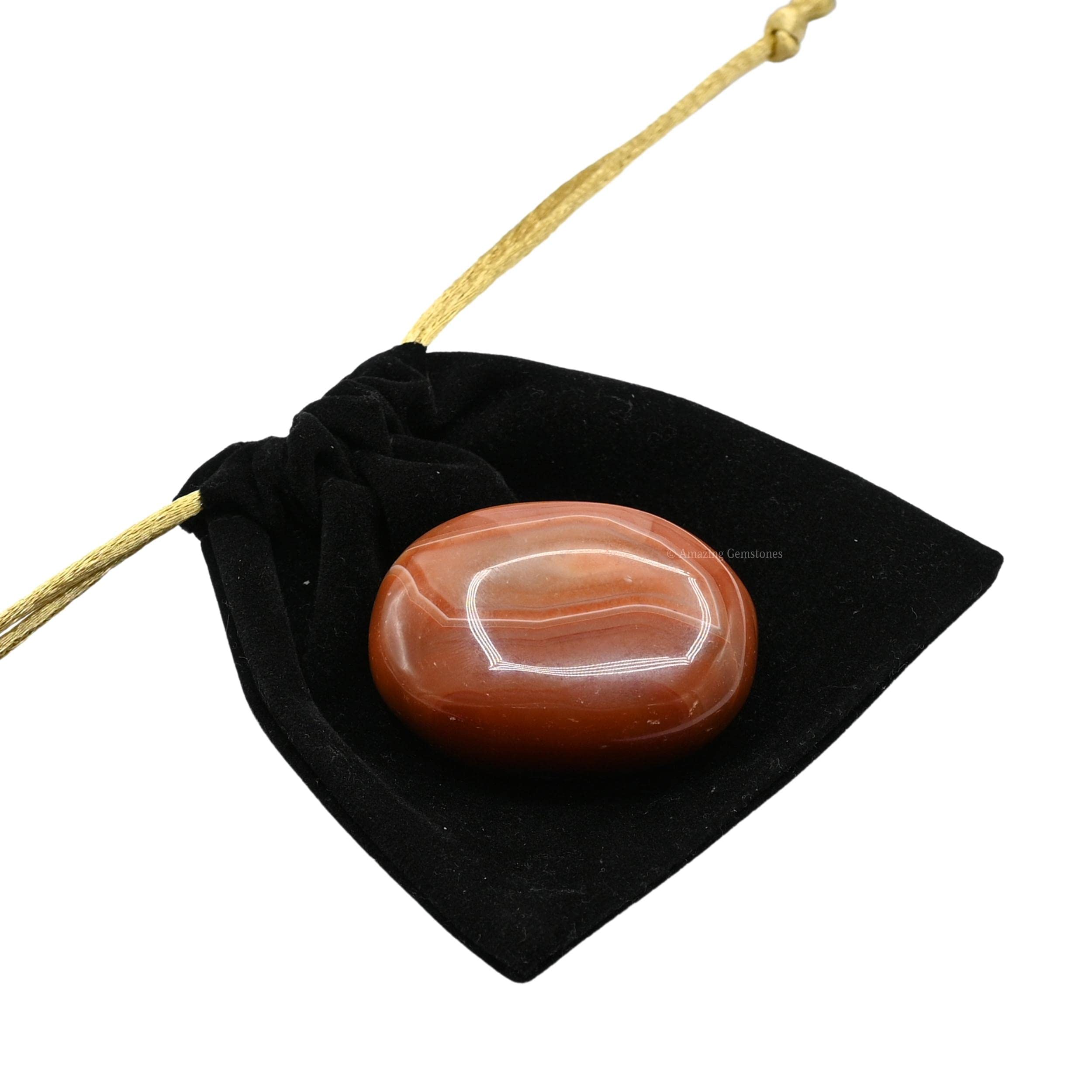 Amazing Gemstone carnelian, pierre parfaite pour méditation et rituel bien-être.