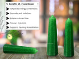 Amazing Gemstone Centre grille Cristal Aventurine focalisation et intention