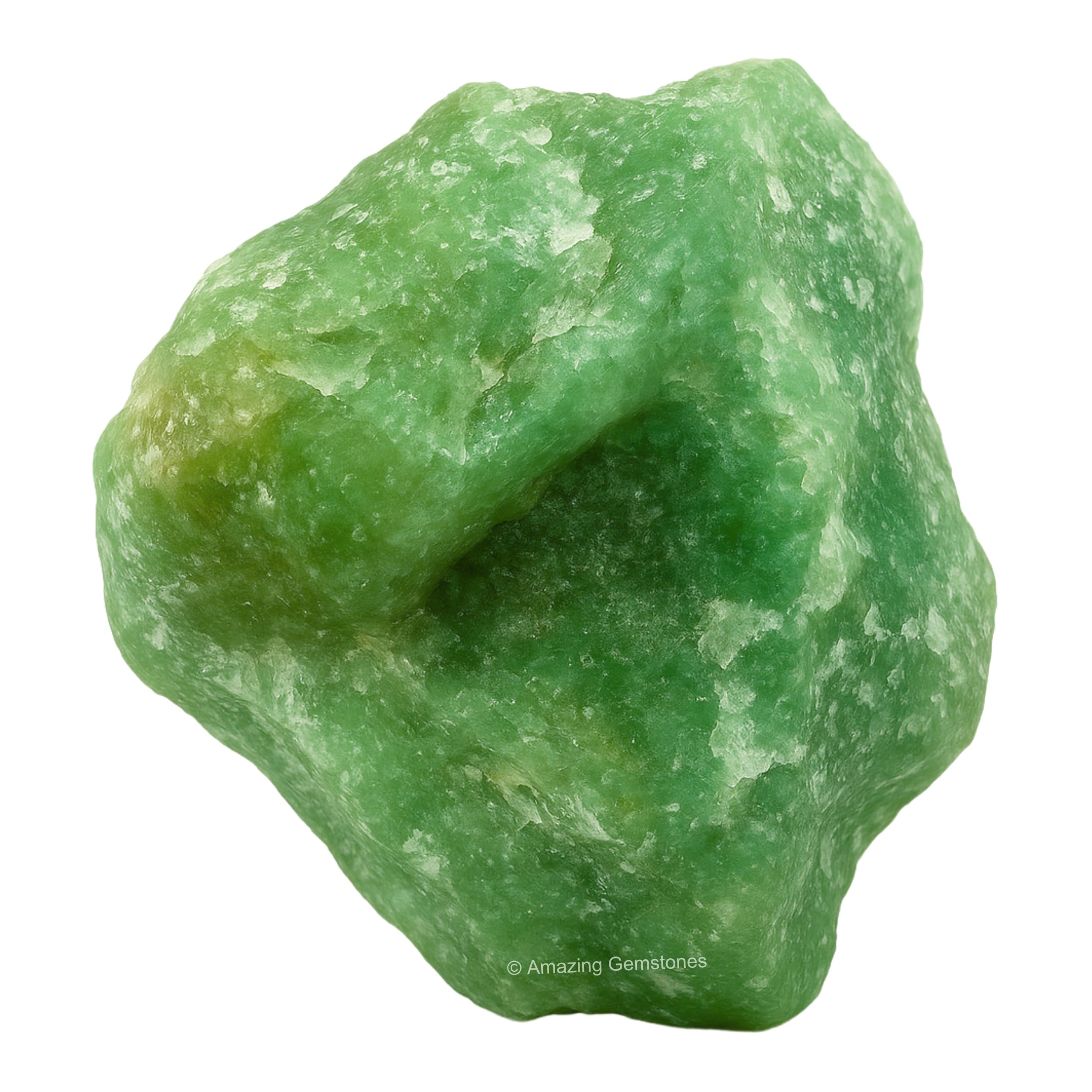 Amazing Gemstone certificat d'authenticité pour aventurine brute