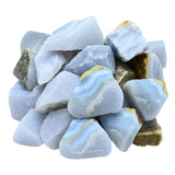 Amazing Gemstone certificat d'authenticité pour agate lace bleue brute.