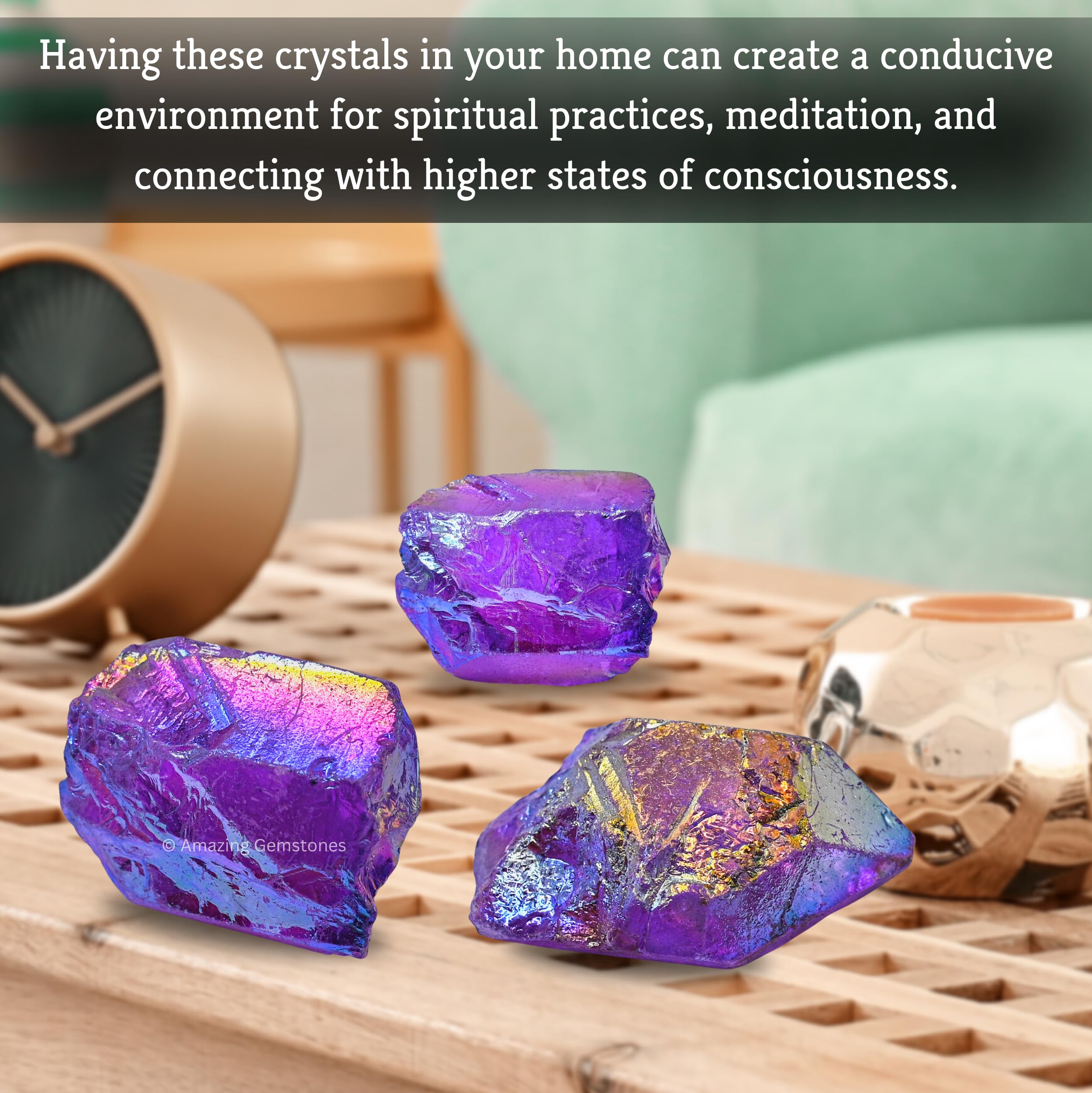 Amazing Gemstone certificat d'authenticité inclus.