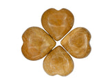 Amazing Gemstone Coeur jaspe jaune douceur – texture agréable en main.