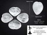 Amazing Gemstone Coeur quartz clair Reiki: soutien lors de pratiques énergétiques.