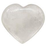 Amazing Gemstone Coeur quartz clair paume: massage apaisant et centrage du corps.