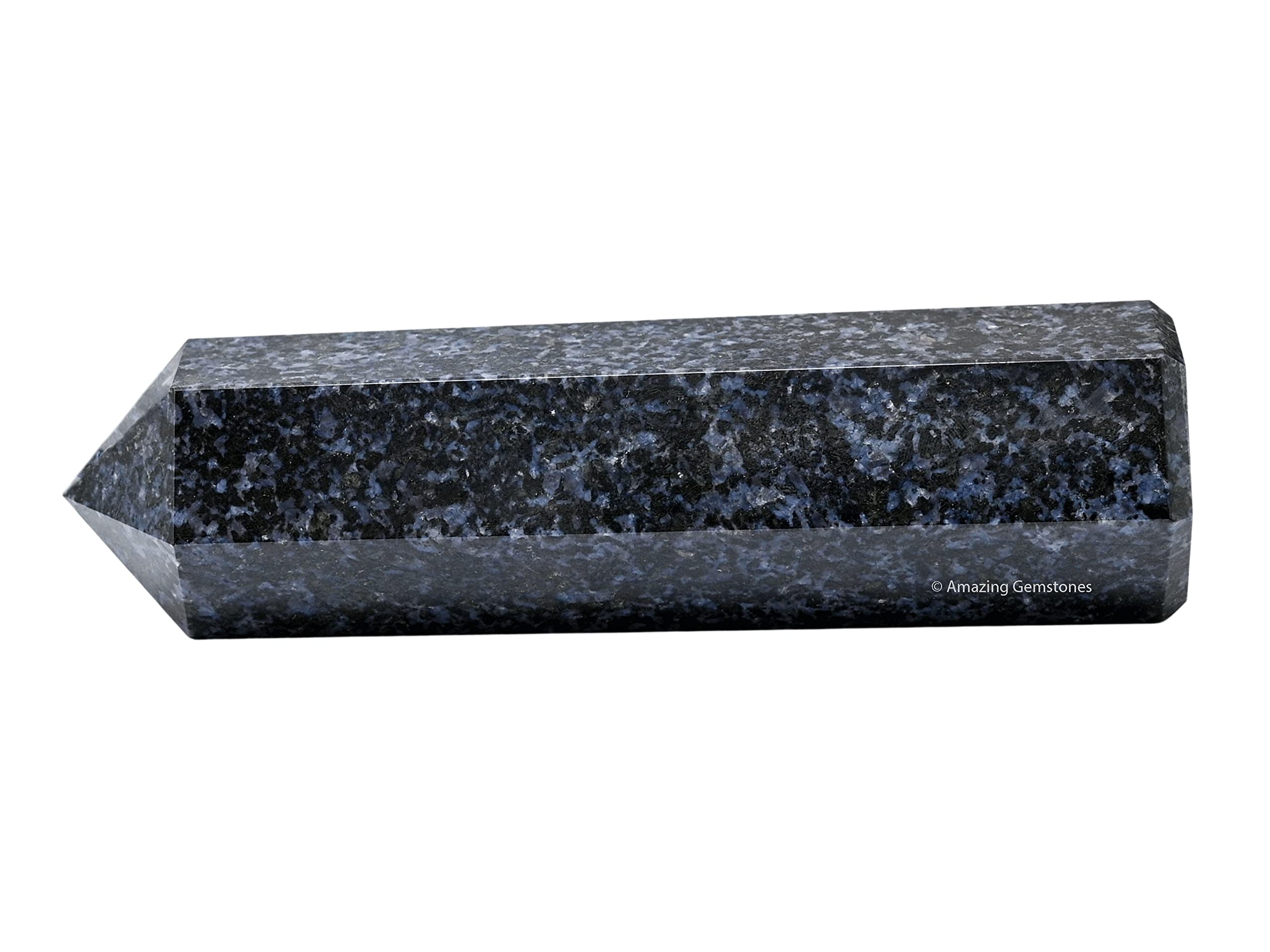 Amazing Gemstone cristal Indigo Gabbro, purification douce et protection de l’espace.