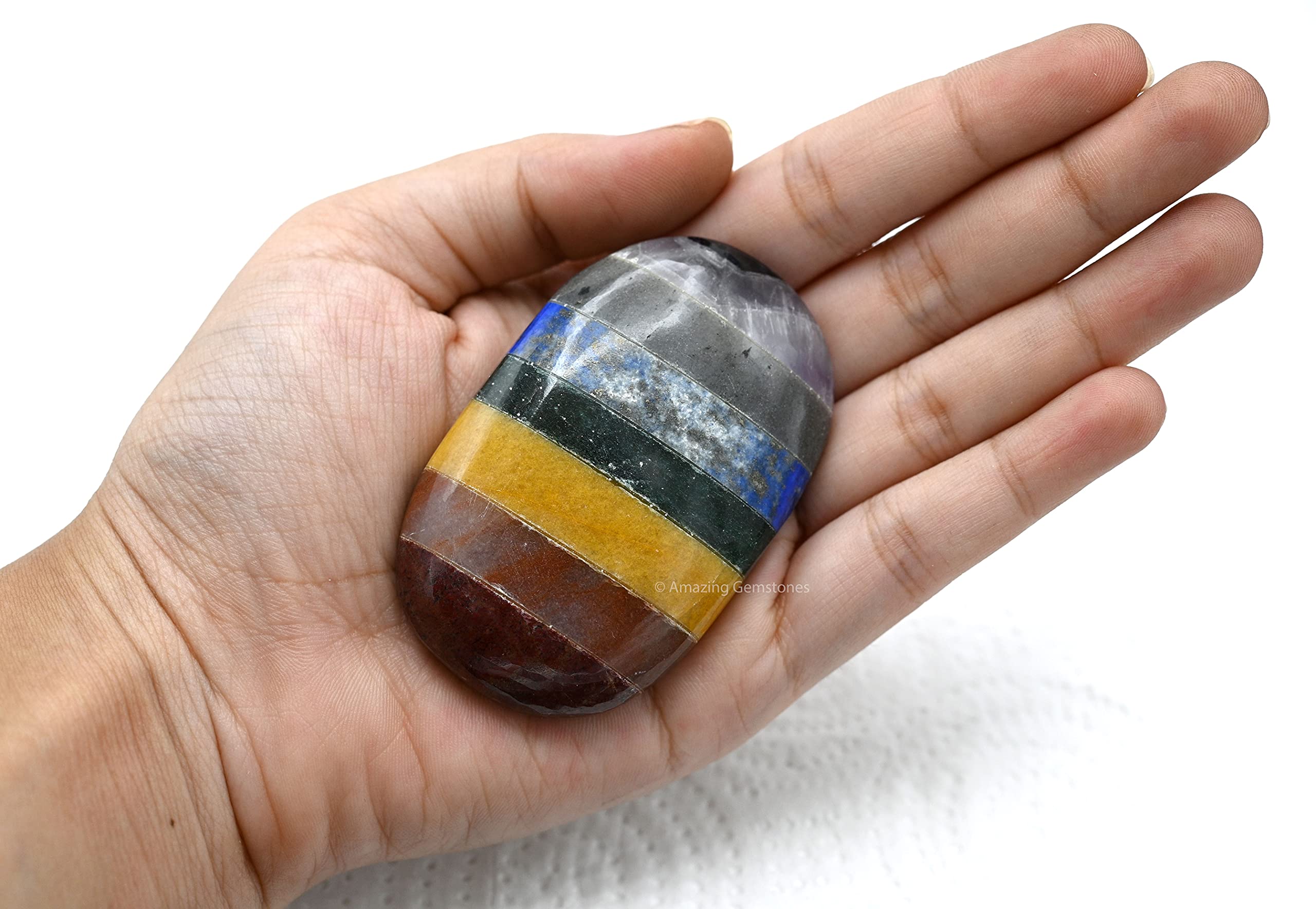Amazing Gemstone déco zen — pierre palmaire pour ambiance calme et harmonisation.