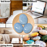Amazing Gemstone décoration cristaux bleu, ajoute une touche naturelle et apaisante à votre espace.