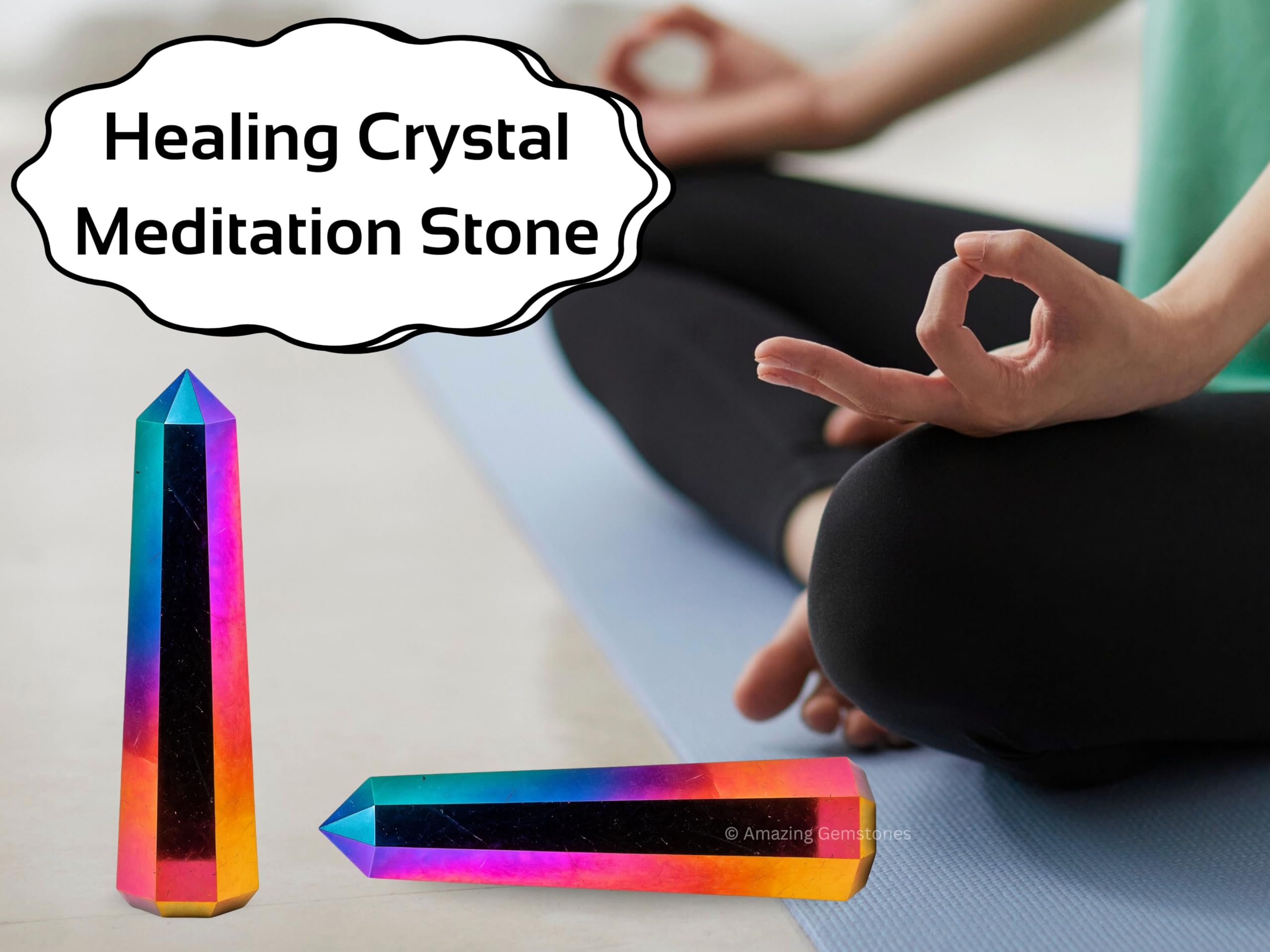 Amazing Gemstone Dissipation d'Énergie au Bureau : ambiance plus sereine et productive.