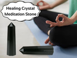 Amazing Gemstone espace bureau énergie-cristal agate noire: usage pratique pour stations de travail