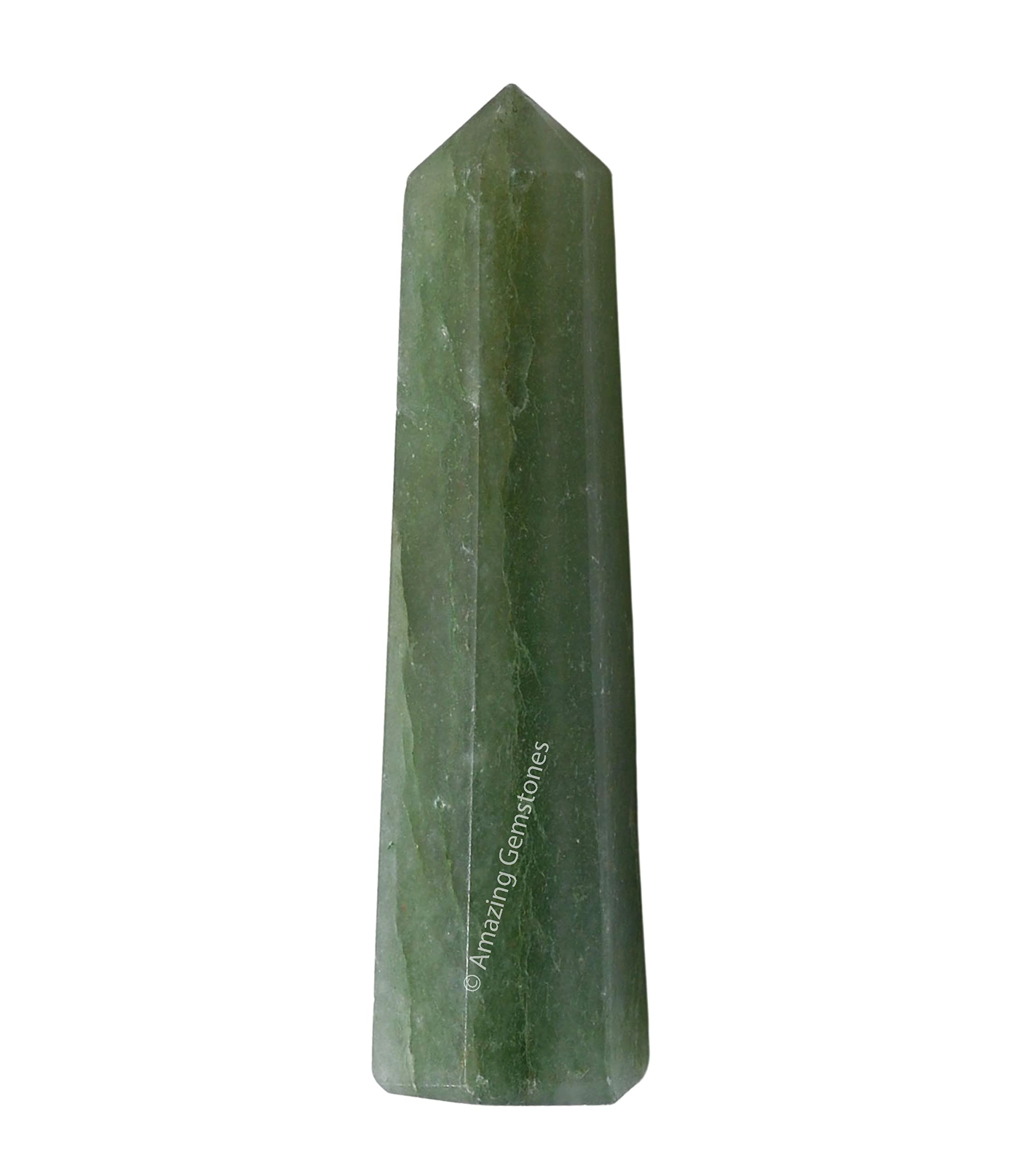 Amazing Gemstone energie-centre aventurine verte pour purification d'espace et concentration.