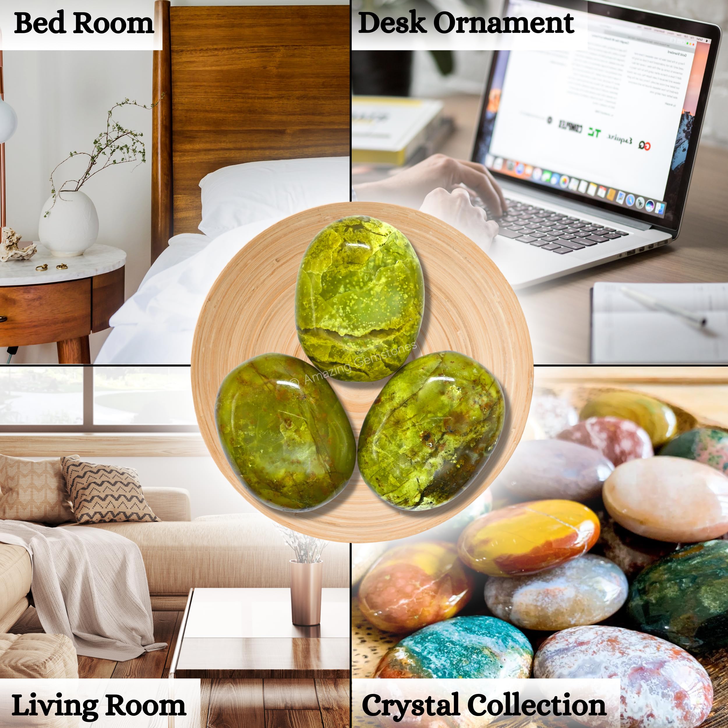 Amazing Gemstone opale verte – compagnon pour favoriser une énergie positive au quotidien.