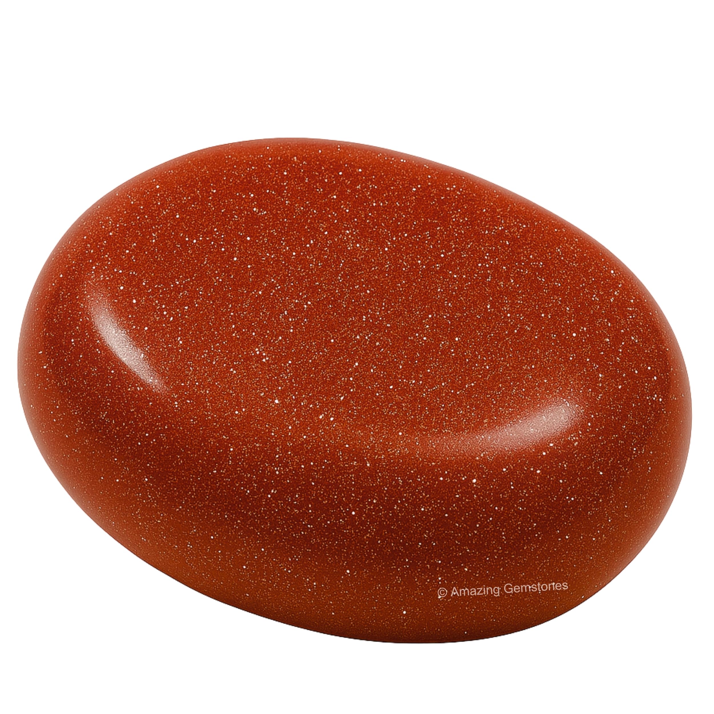 Amazing Gemstone, énergie-positive, pierre-palme rouge pour des rituels calmes.