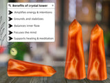 Amazing Gemstone purification carnelian onyx : entretien et rafraîchissement de l'espace.