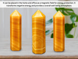 Amazing Gemstone énergie purification cristal jaune — environnement plus clair et équilibré.
