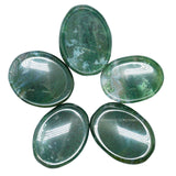 Amazing Gemstone Moss Agate, pierre-zen: outil tactile pratique pour l’apaisement en déplacement.