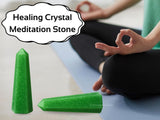 Amazing Gemstone nettoyage energie cristal vert fraise : entretien régulier pour une ambiance vivante.